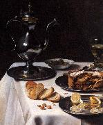 Pieter Claesz with Turkey ie oil on canvas